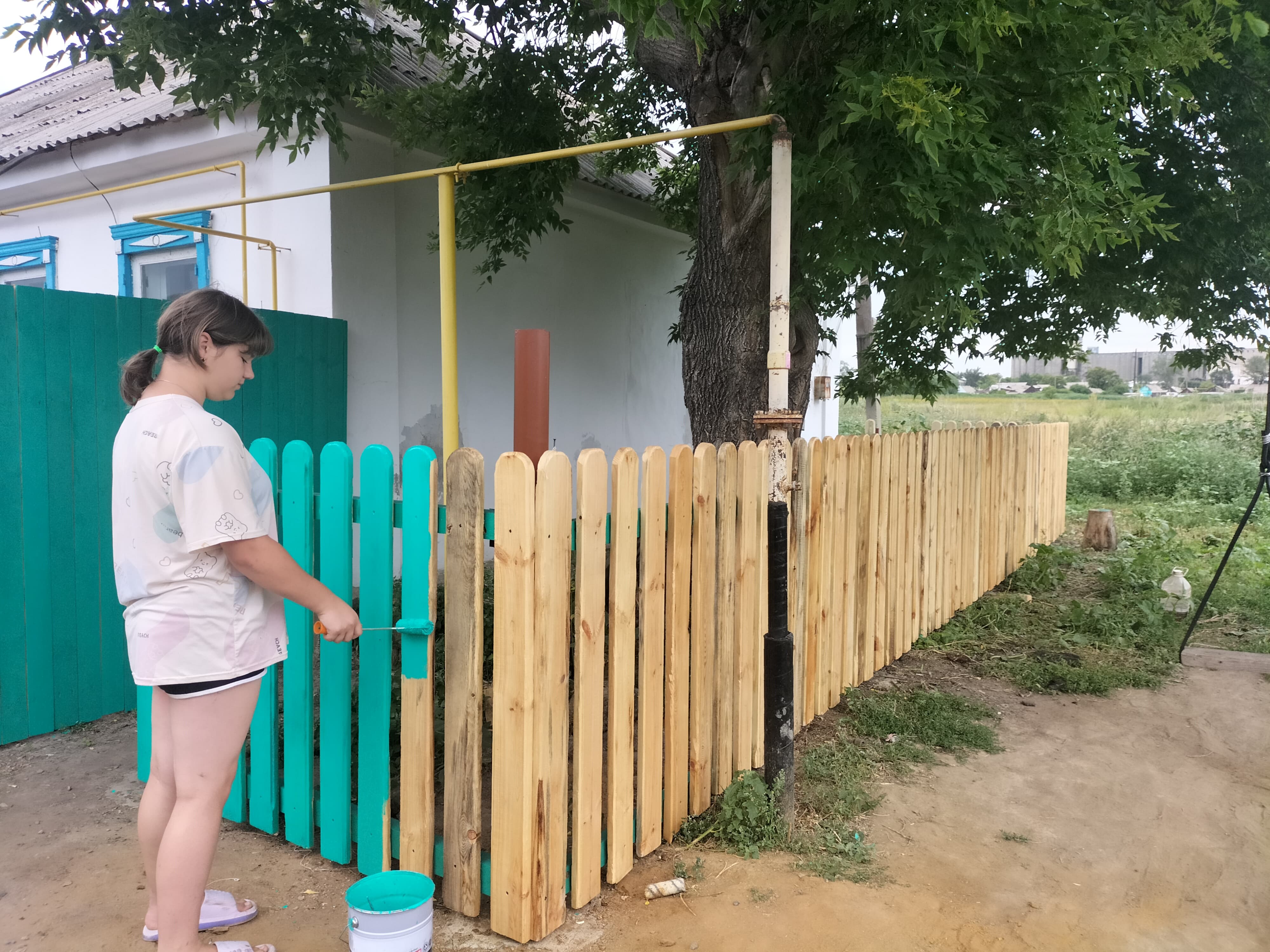 Аманқарағай ауылындағы Жасыл Клин көшесінде тұратын мектеп оқушысы «Тaza Qazaqstan» республикалық бағдарламасына белсене қатысуда.