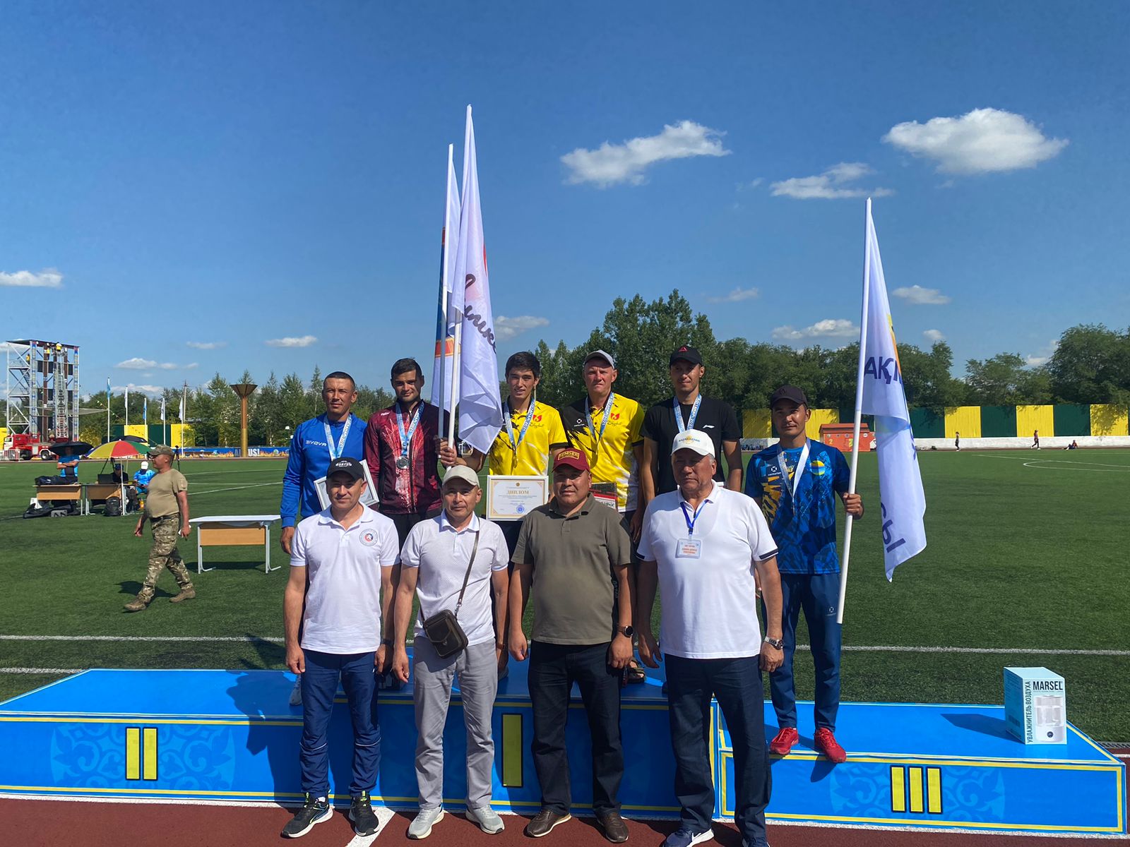Шымкенттік спортшылар өрт-құтқару спортынан республикалық чемпионатта топ жарды