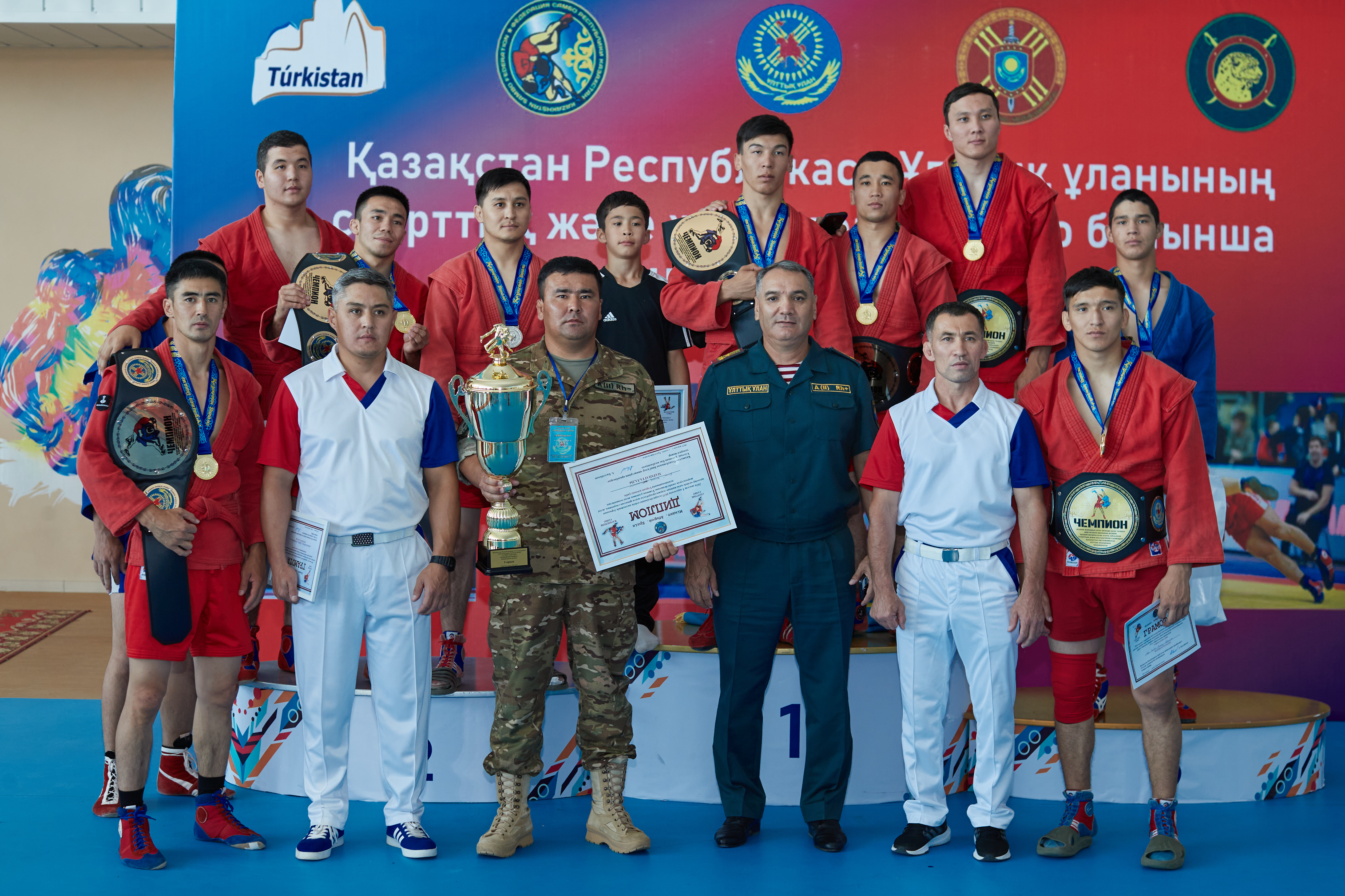 Ұлттық ұланның самбо бойынша чемпионаты өз мәресіне жетті