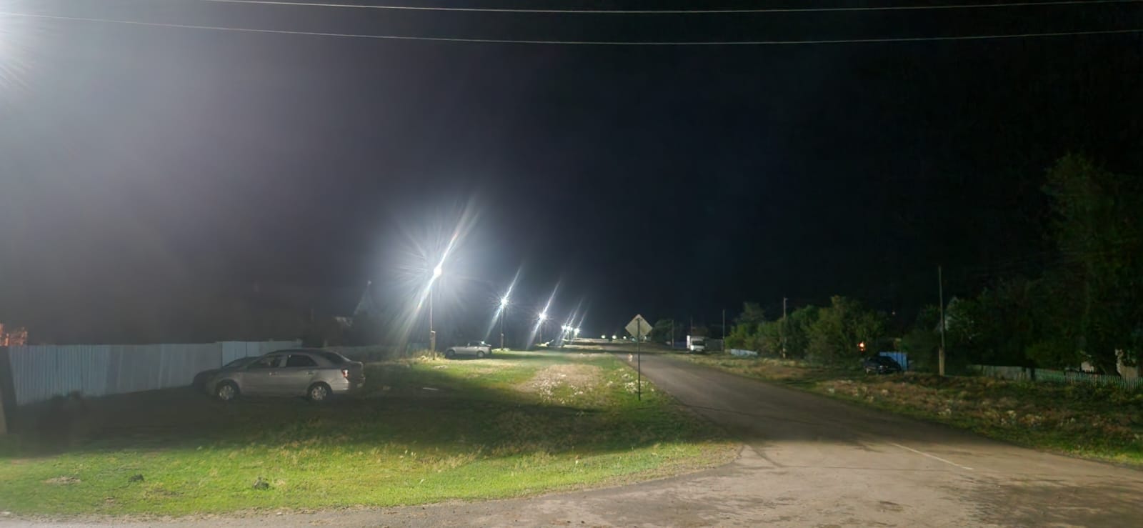 Елді мекендерді көше жарығымен қамту бойынша жұмыстар