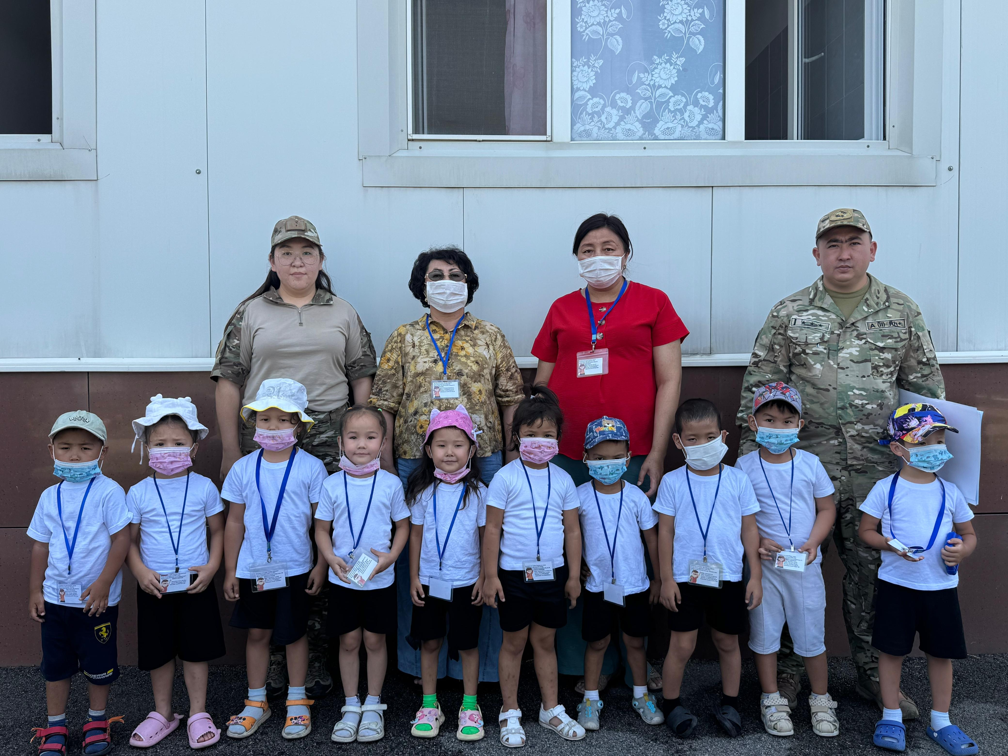 «Айналайын» балабақшасында жер сілкінісі кезінде эвакуация тақырыбында профилактикалық іс-шара өткізілді