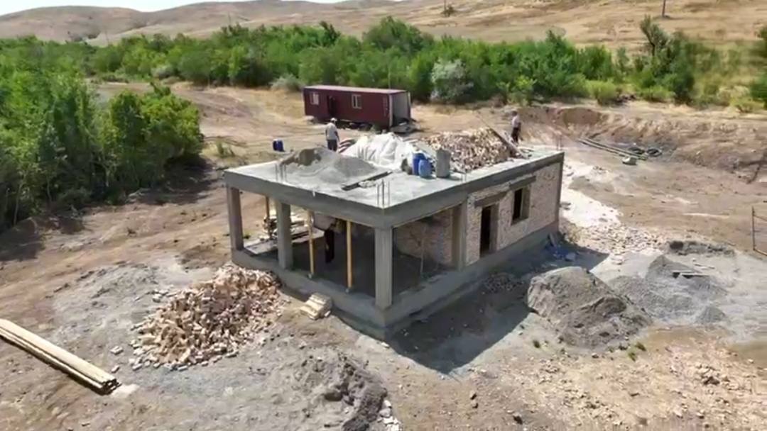 Түркістан облысында жаңа шекаралық полиция бекеті салынуда