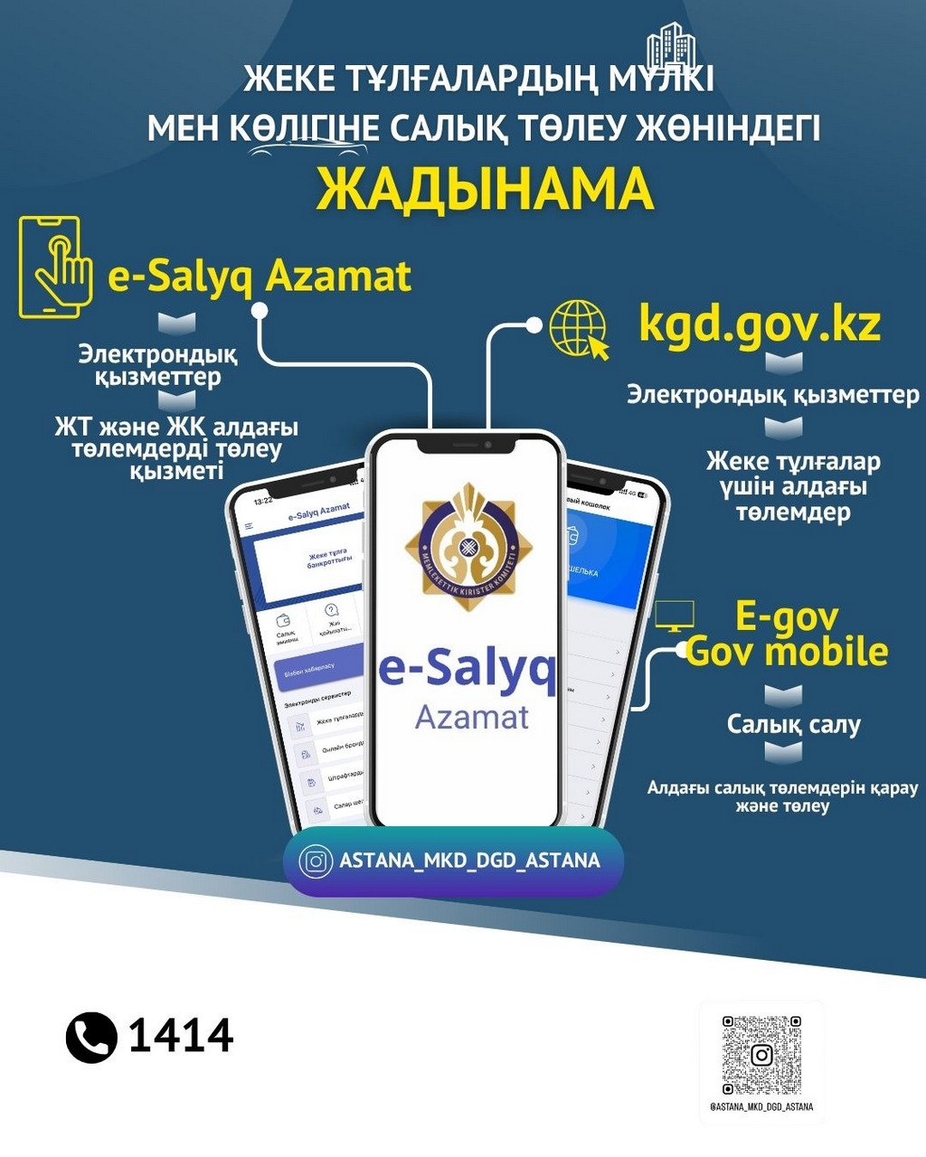 Жеке тұлғалардың мүлкі мен көлігіне салық төлеу жөніндегі жадынама