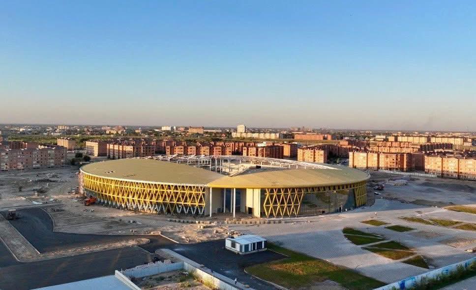 СТАДИОН ҚҰРЫЛЫСЫНЫҢ 75 ПАЙЫЗЫ АЯҚТАЛДЫ