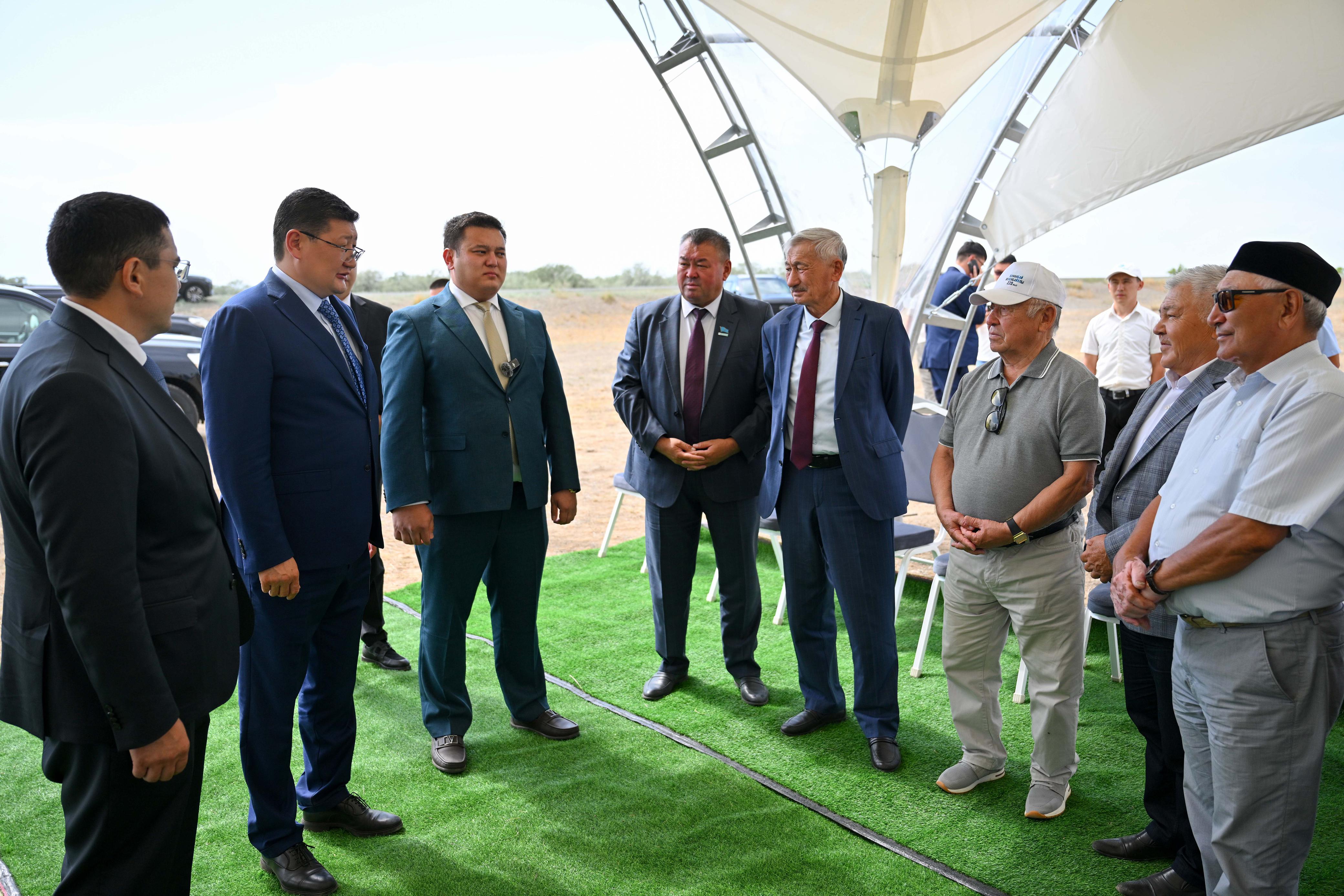 Абай ауданында «Этно ауыл Жидебай» туристік кешенінің құрылысы басталды