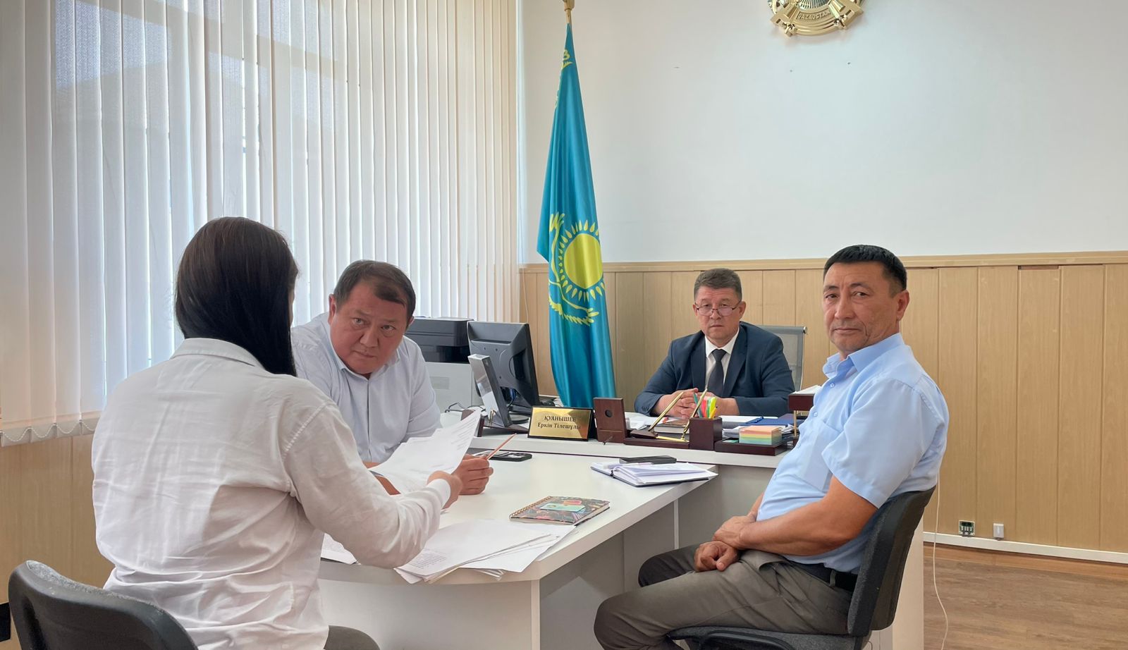 В Жамбылской области состоялся совместный прием по вопросам защиты прав граждан