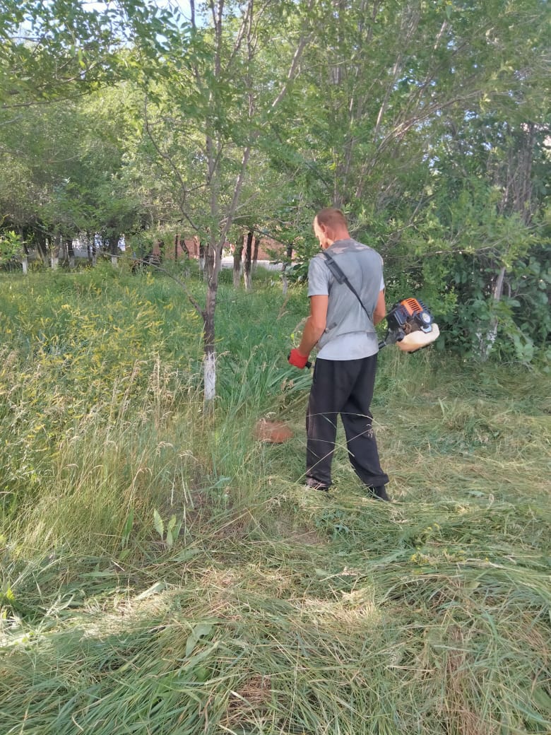 Ұзынкөл ауылдық округінде абаттандыру жұмыстары жалғасуда