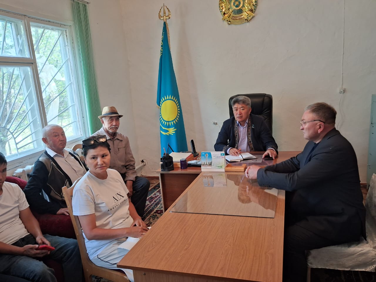 Мәслихат төрағасы А. Нұғманның Жылысай ауылының тұрғындарымен кездесуі