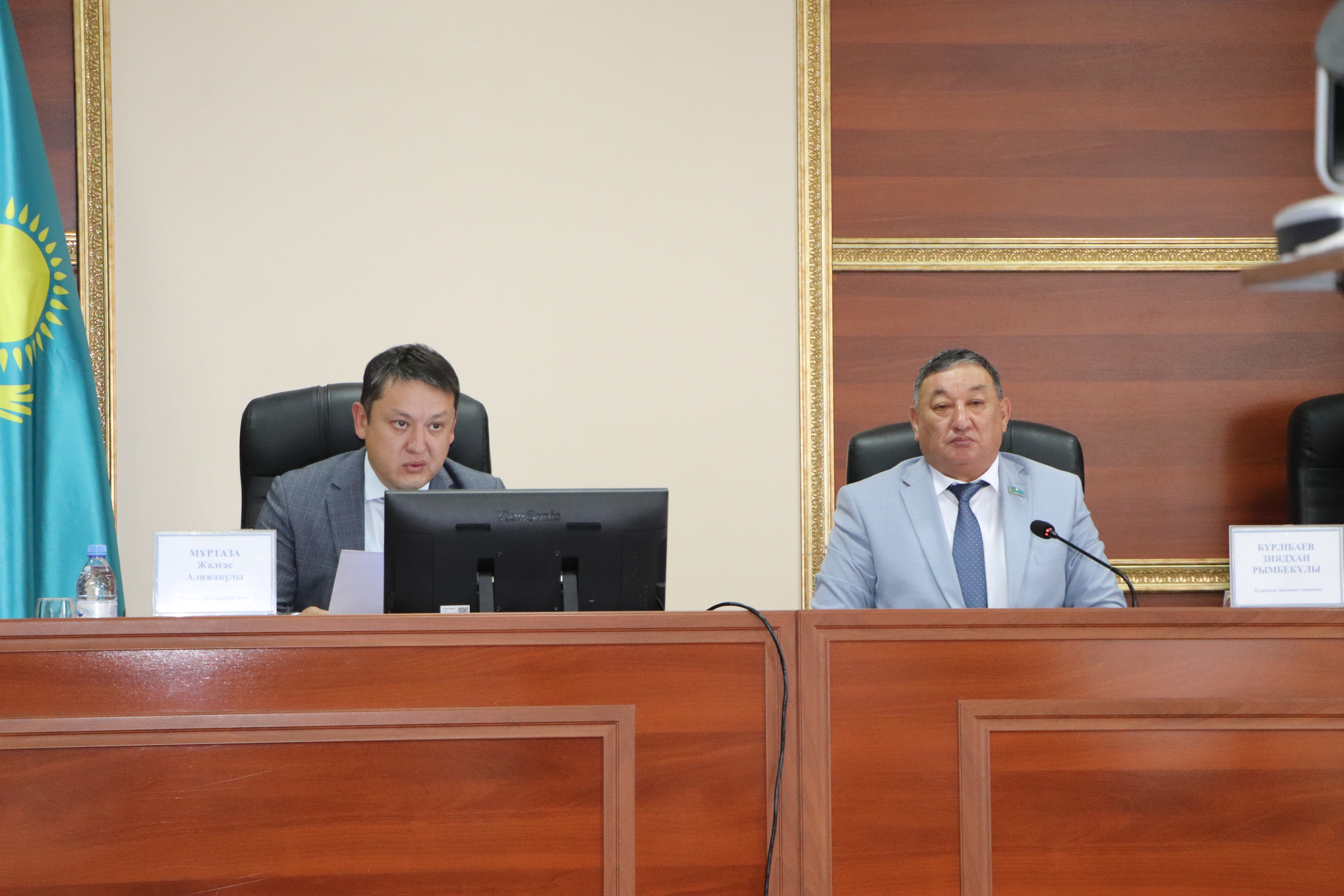 Сегізінші шақырылған Жуалы аудандық мәслихатының кезекті, қырық алтыншы сессиясы өтті