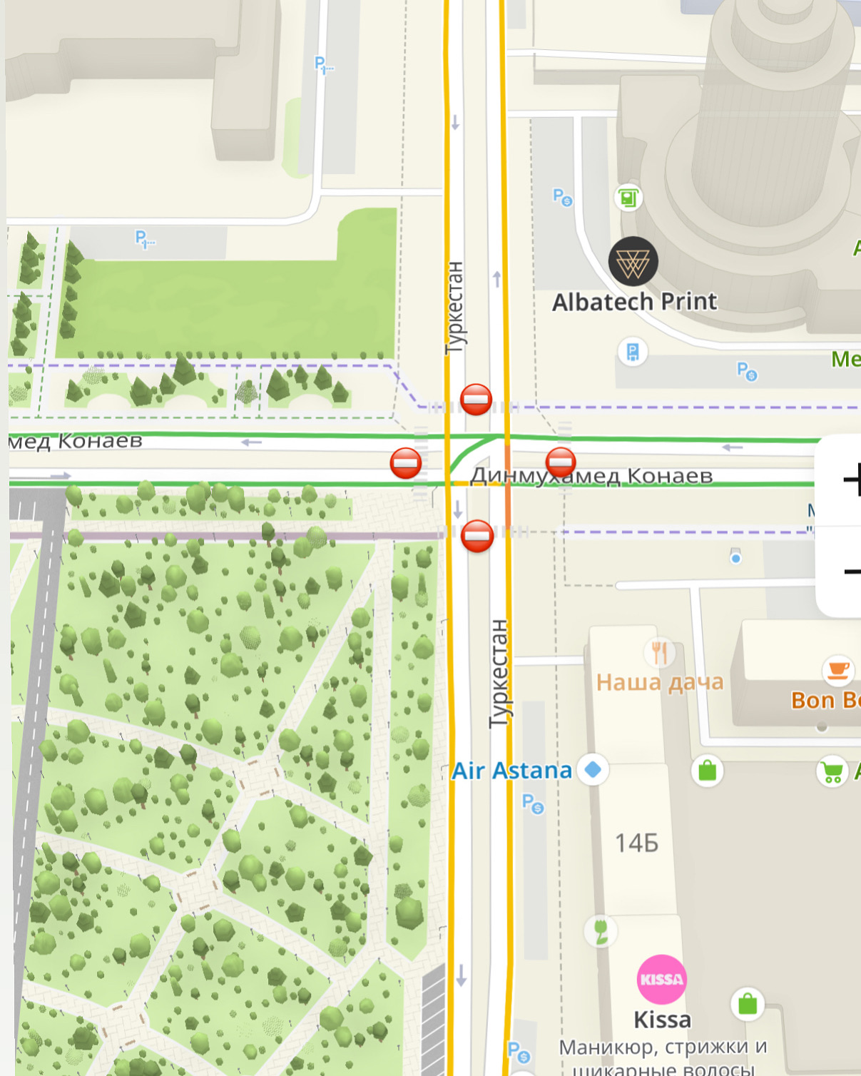 Астана қаласының Көлік және жол-көлік инфрақұрылымын дамыту басқармасы қала тұрғындарын мен қонақтарын Д. Қонаев пен Түркістан көшелерінің қиылысында жөндеу жұмыстарының жүргізілетіні туралы хабардар етеді. Осыған байланысты, ағымдағы жылғы 20 шілдеде көрсетілген учаскеде қозғалыс ішінара жабылатын болады. Осы уақытта автокөлік құралдарының қозғалысы екі бағытта бір жағынан кезең-кезеңімен ұйымдастырылады.