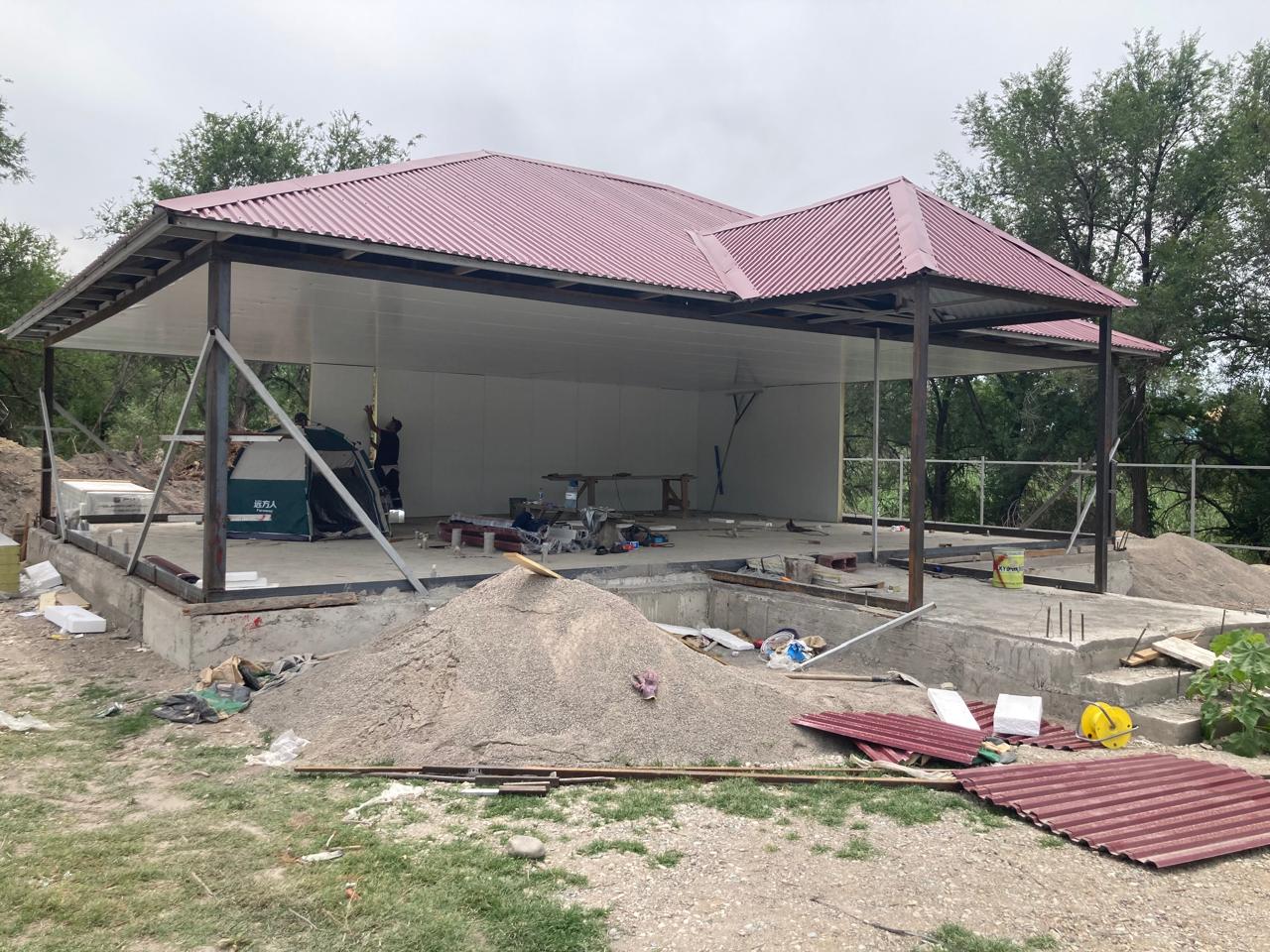 Саймасай ауылдық округіне қарасты Амангелді ауылындағы фельдшерлік-акушерлік пункттің (ФАП) құрылысы