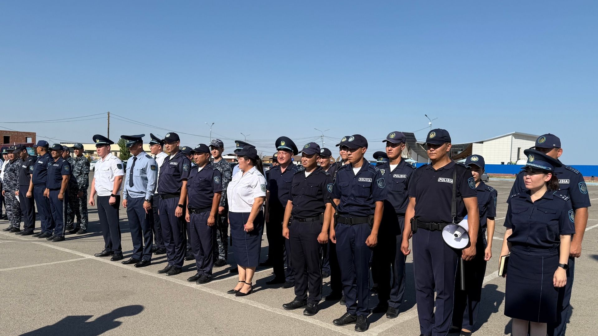 АЛМАТЫ ОБЛЫСЫ ПОЛИЦИЯСЫНДА КЕЗЕКТІ САПТЫҚ ТЕКСЕРУ ӨТТІ