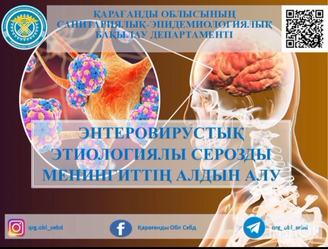 Энтеровирустық этиологияның серозды менингитінің алдын алу туралы