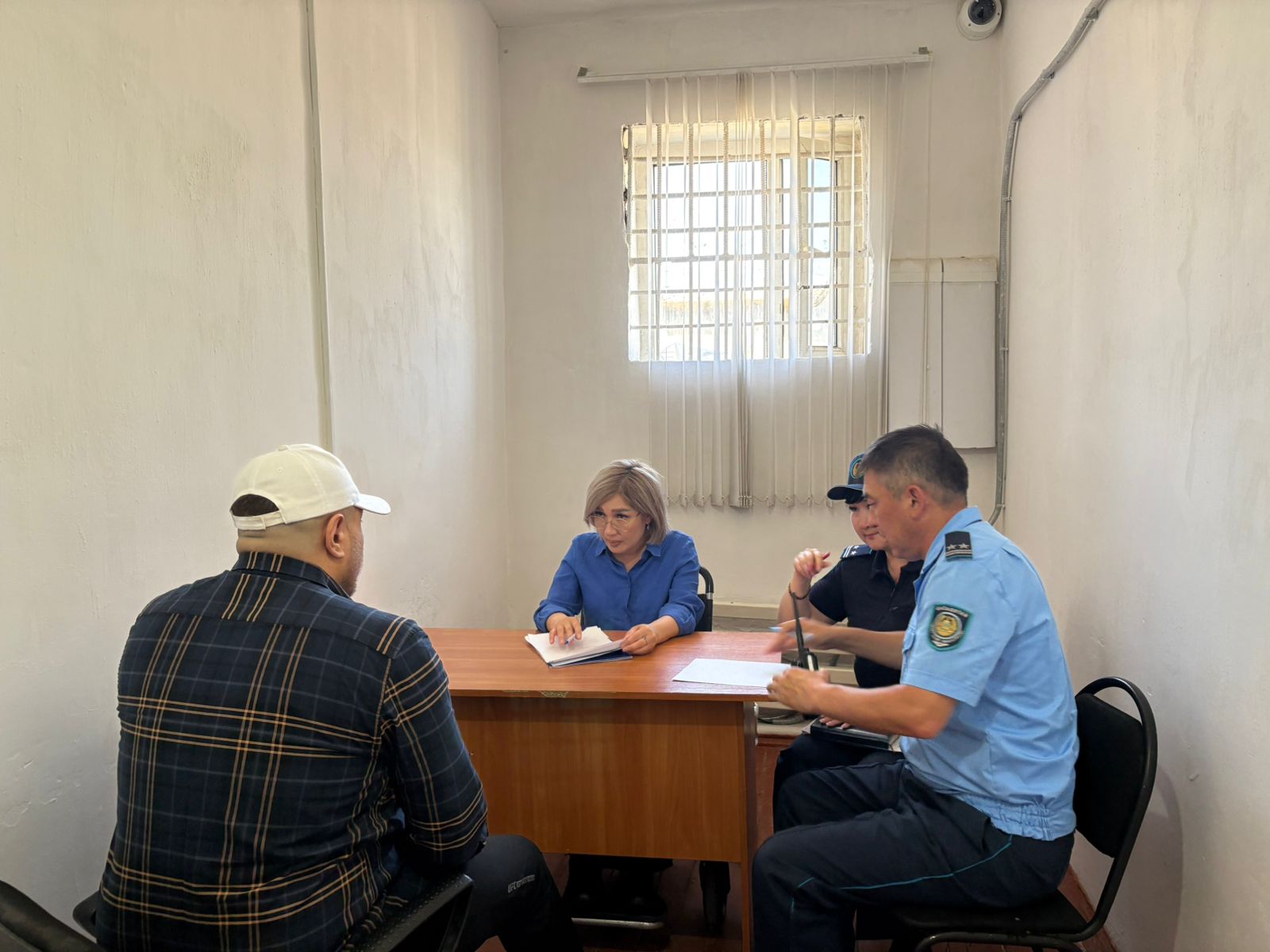 Представитель по правам человека по городу Астана провела прием в СИЗО