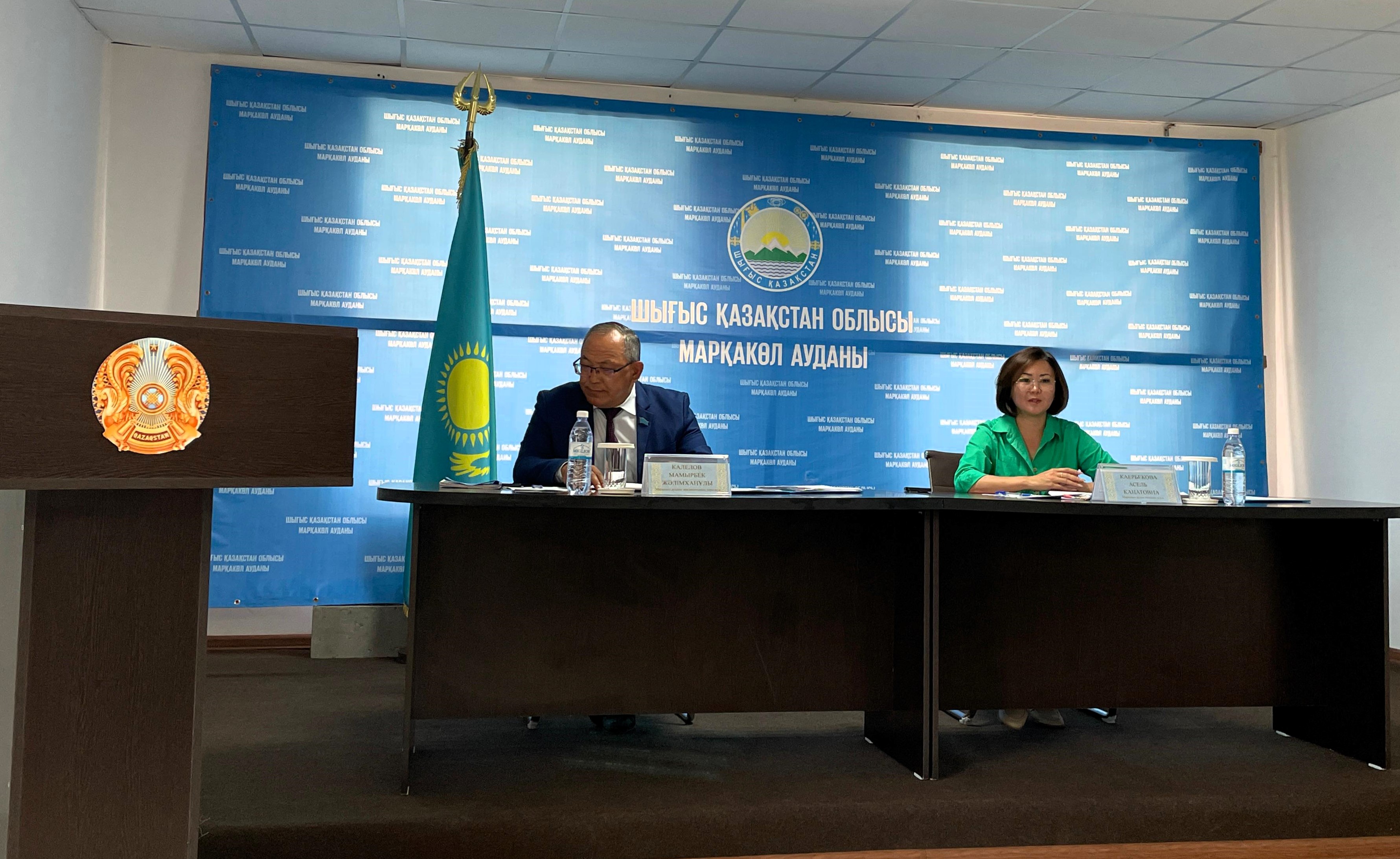 2025 жылғы 22 шілдеде Марқакөл ауданы мәслихатының кезектен тыс жиырма төртінші сессиясы өтті