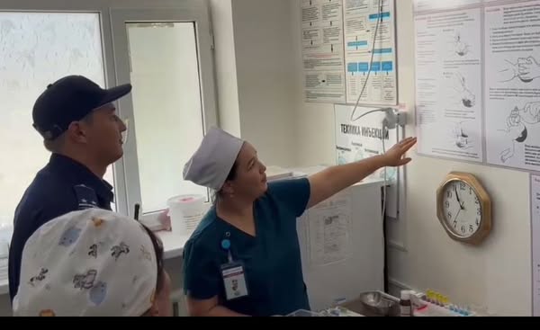 Түркістан облысында полиция медициналық мекемелердегі қауіпсіздік шараларын күшейтті