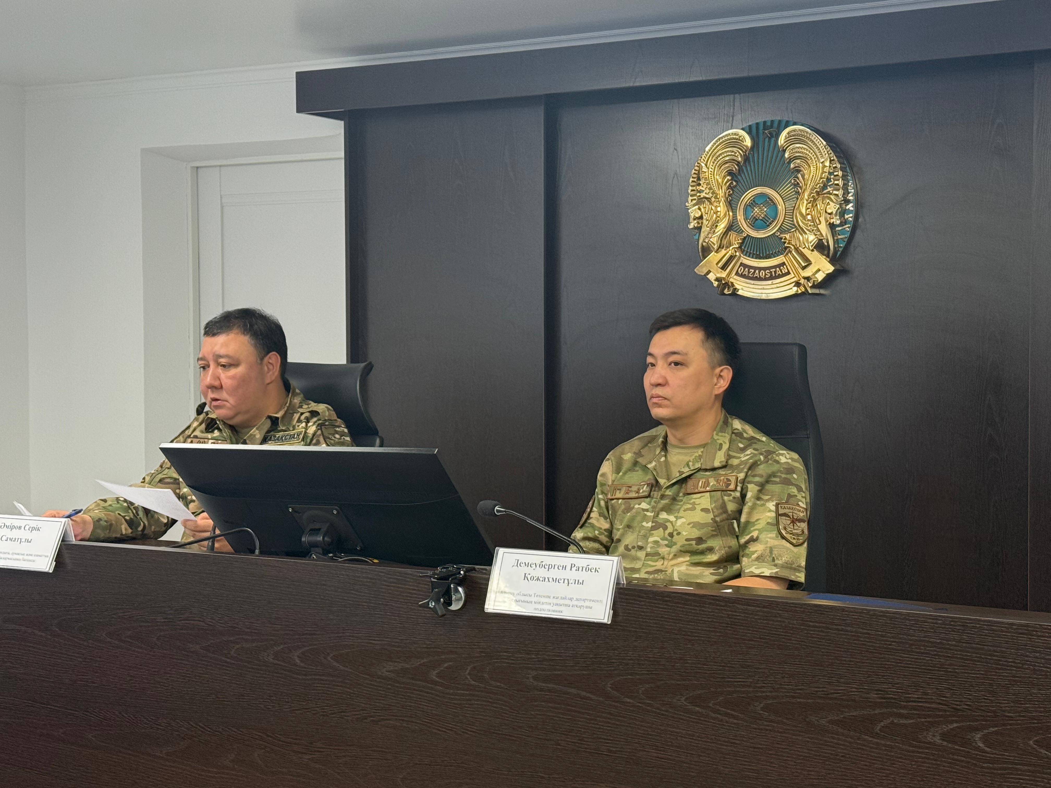 Атырауда «Жер-2025» республикалық командалық-штабтық оқу-жаттығуы басталды