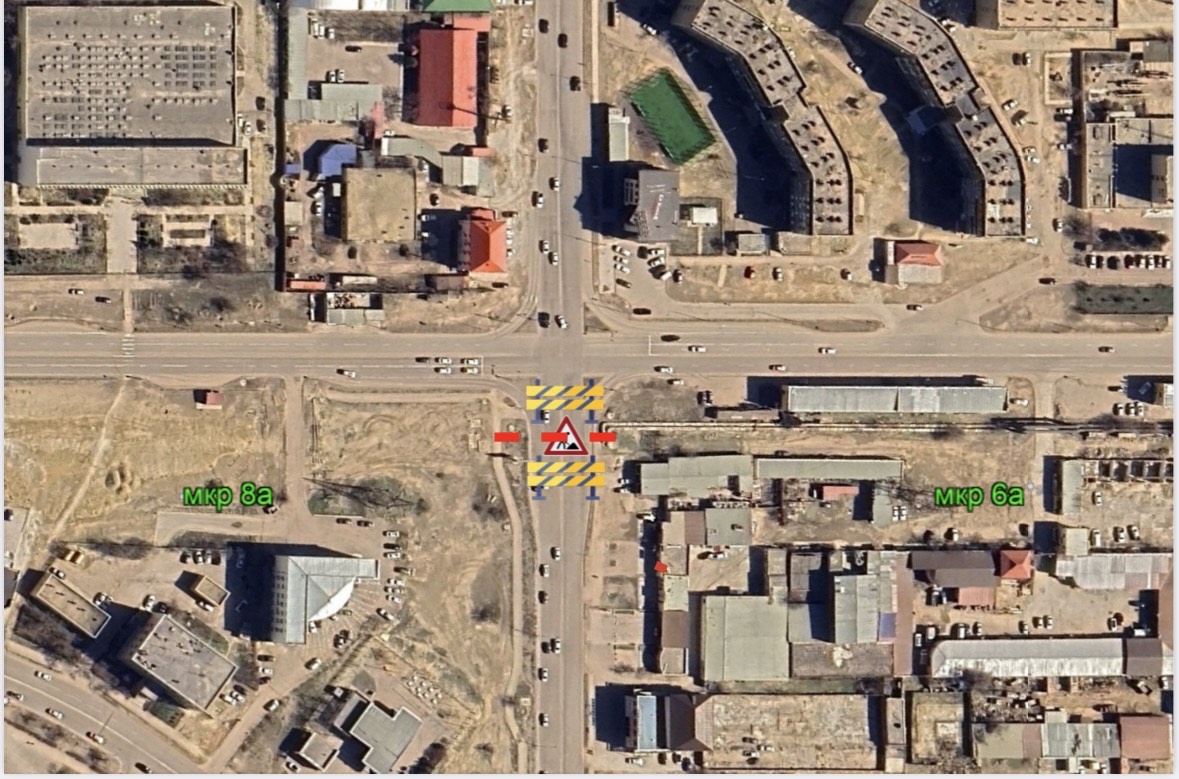 Ақтауда 6А мен 8А шағын аудан аралығындағы жол уақытша жабылады