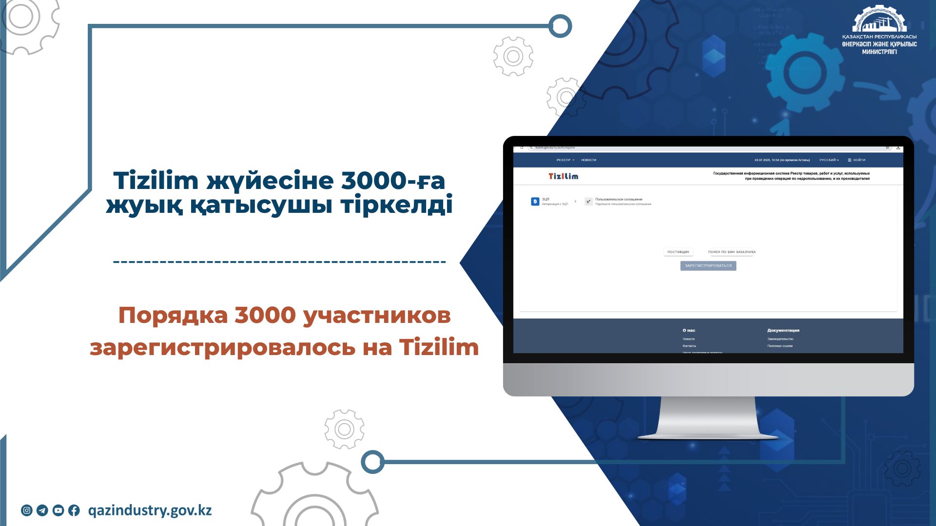 Порядка 3000 участников зарегистрировалось на Tizilim