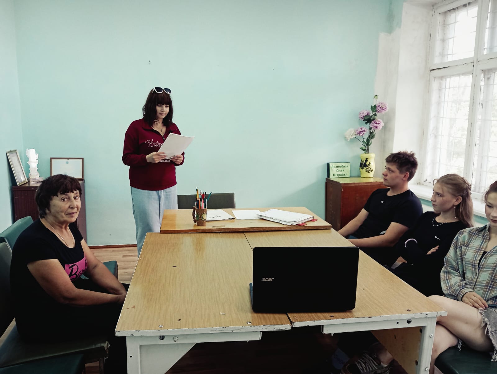 Мәдени ұйымдастырушы Матюшина Л.Д. «Тәртіпсіздік пен құқықбұзушылыққа нөлдік төзімділік» тақырыбында профилактикалық іс-шара өткізді.