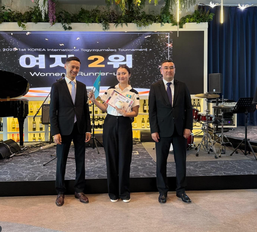 Аяна Исахан Сеулде өткен тоғызқұмалақтан халықаралық турнирде күміс жүлдегер атанды