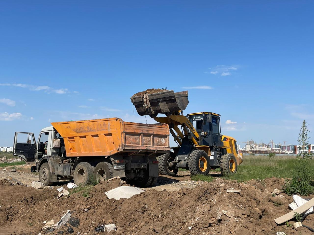 В Астане ликвидировали свыше 150 точек несанкционированных свалок