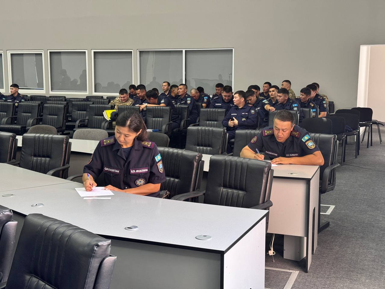 Елордада өрт сөндіру бөлімдерінің қызметкерлері сынақ тапсырды