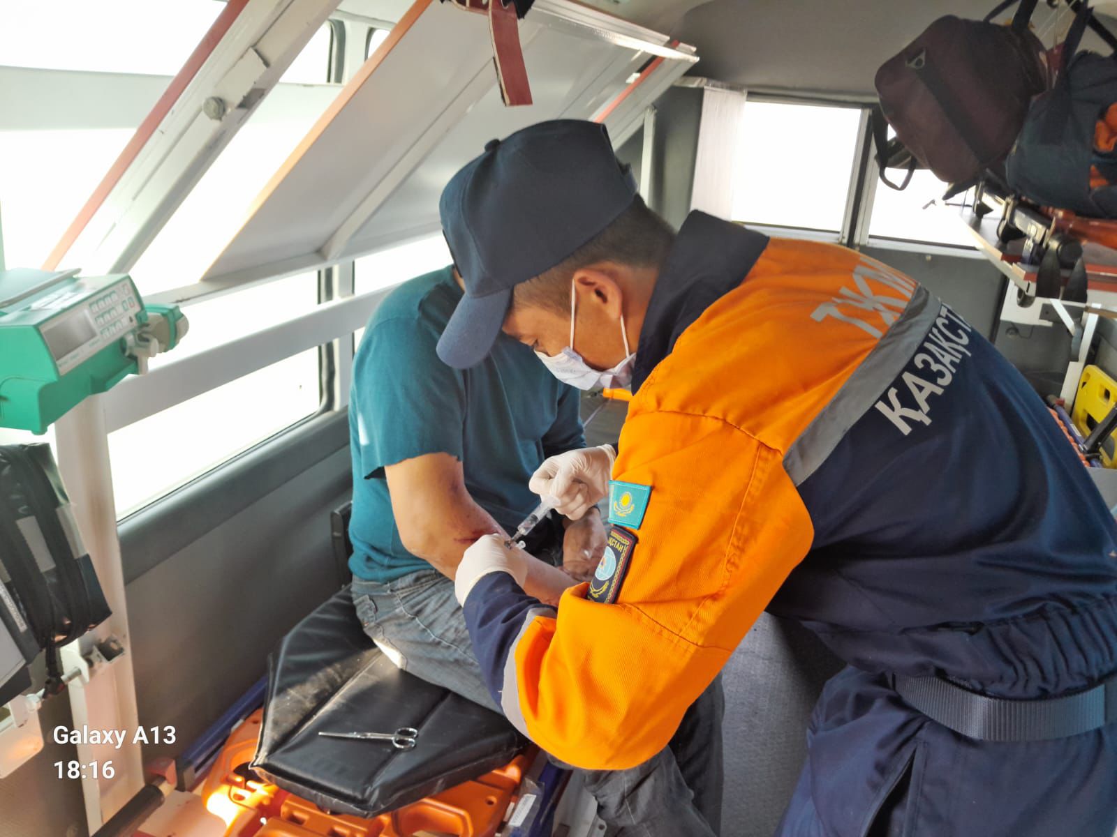 Павлодар облысы ТЖД АМО: шұғыл көмек көрсету