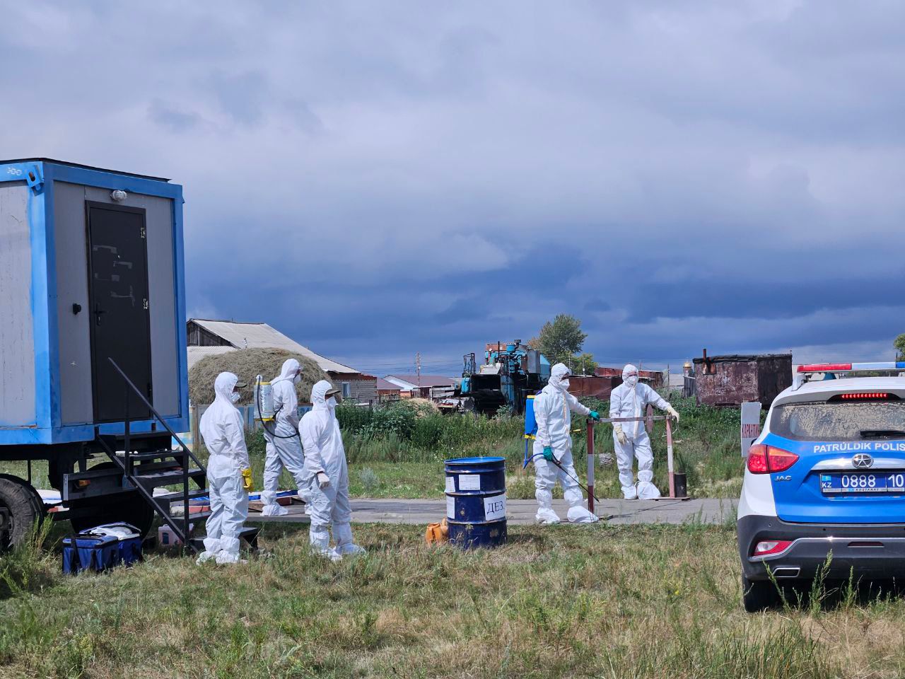 Қостанай облысында шошқа обасына ден қою бойынша симуляциялық оқу-жаттығу өтті