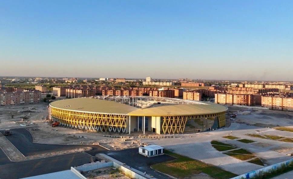 ЗАВЕРШЕНО 75 ПРОЦЕНТОВ СТРОИТЕЛЬСТВА СТАДИОНА
