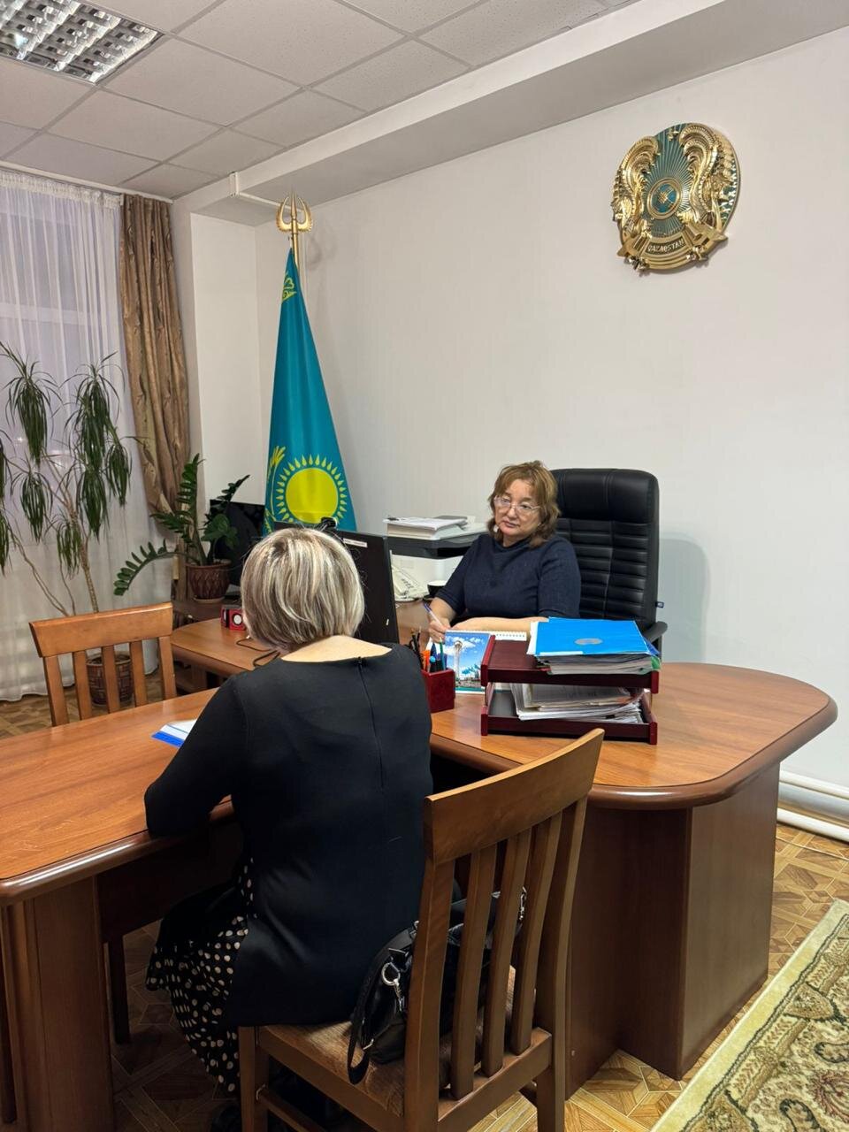 Департамент басшысы Г.К.Уздембаева ағымдағы жылдың екінші тоқсанында азаматтарды 7 рет жеке қабылдады