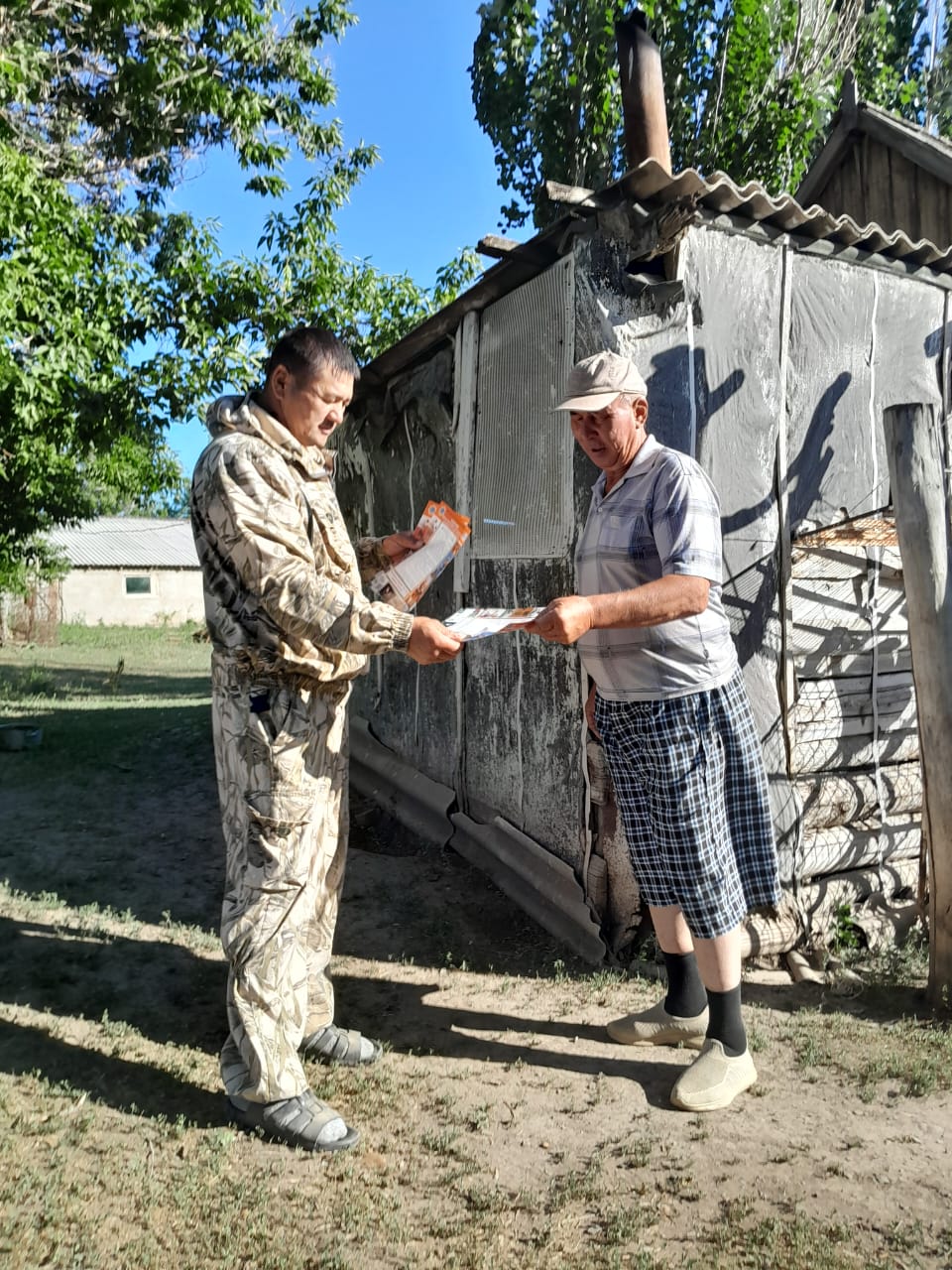 Қоңыр ауылдық округінде өрт қауіпсіздігі ережелері түсіндірілді