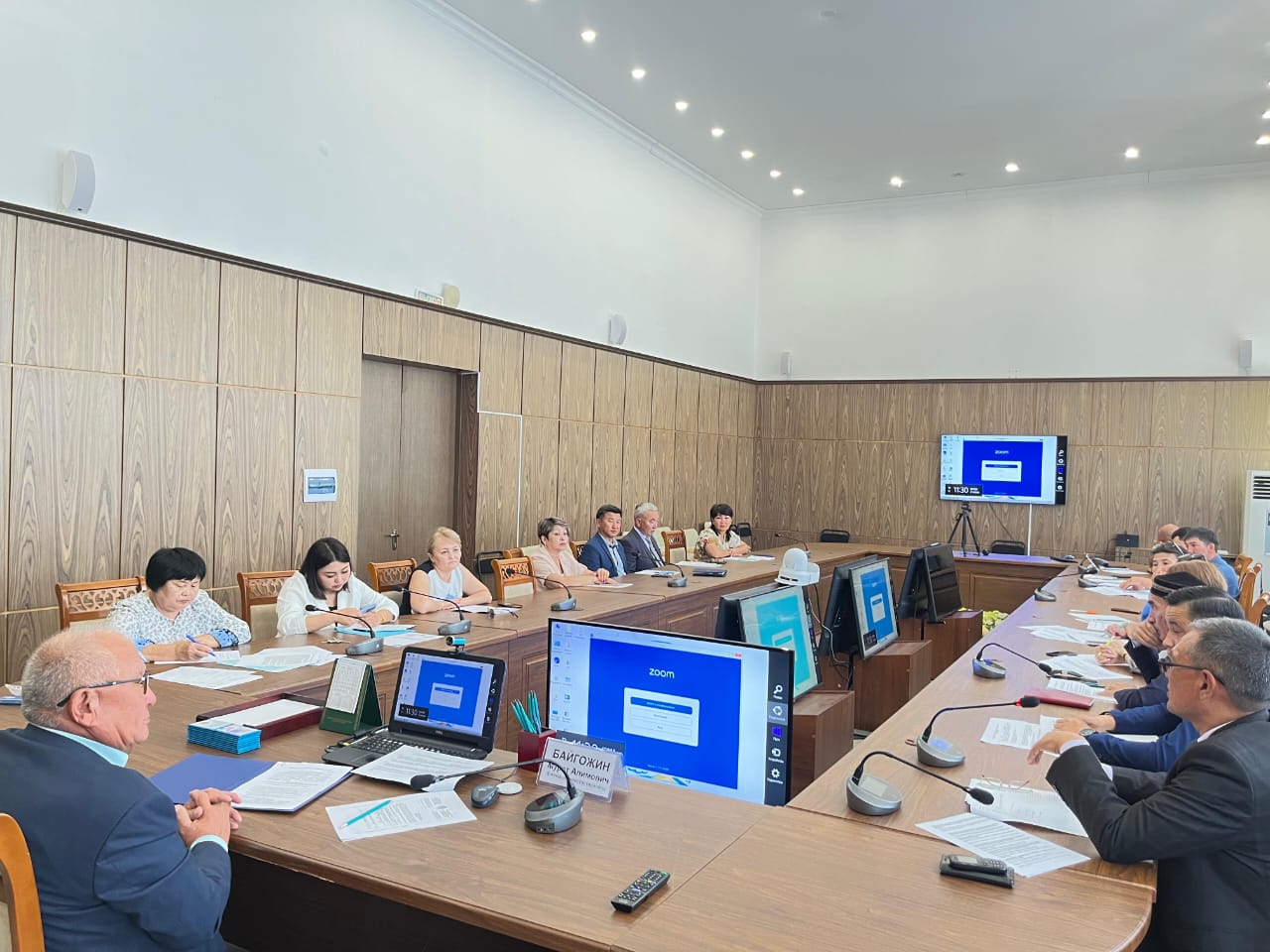 Бұқаржырау ауданың Қоғамдық кенесінің отырысы