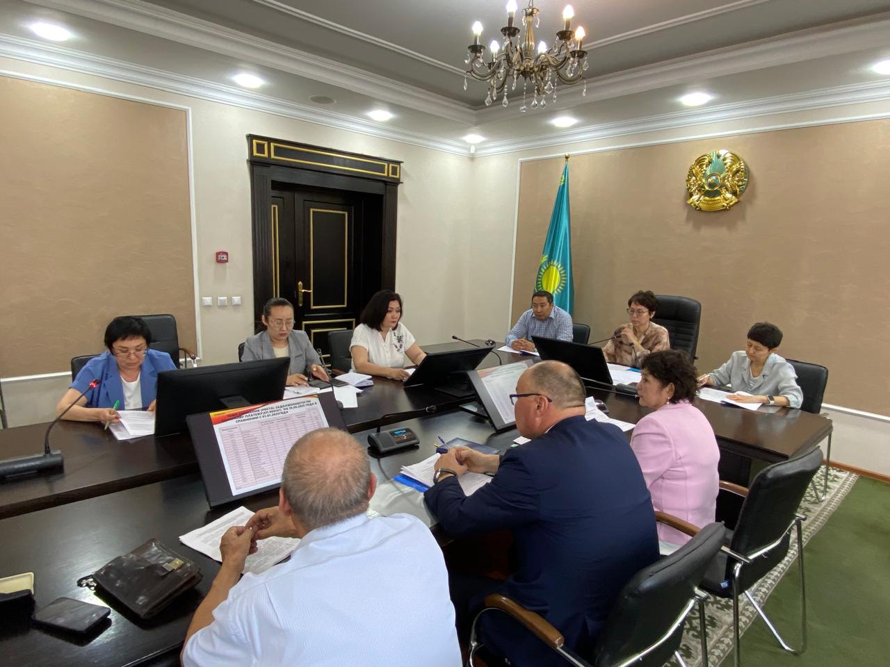 Әлеуметтік әріптестік және әлеуметтік және еңбек қатынастарын реттеу жөніндегі облыстық комиссияның кезекті отырысы