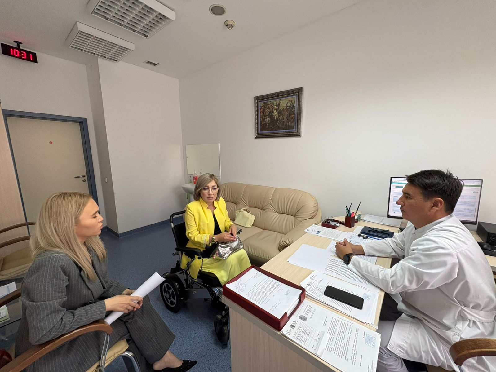 Адам құқықтары жөніндегі өкіл Астана қаласындағы №2 балалар емханасына мониторинг жүргізді