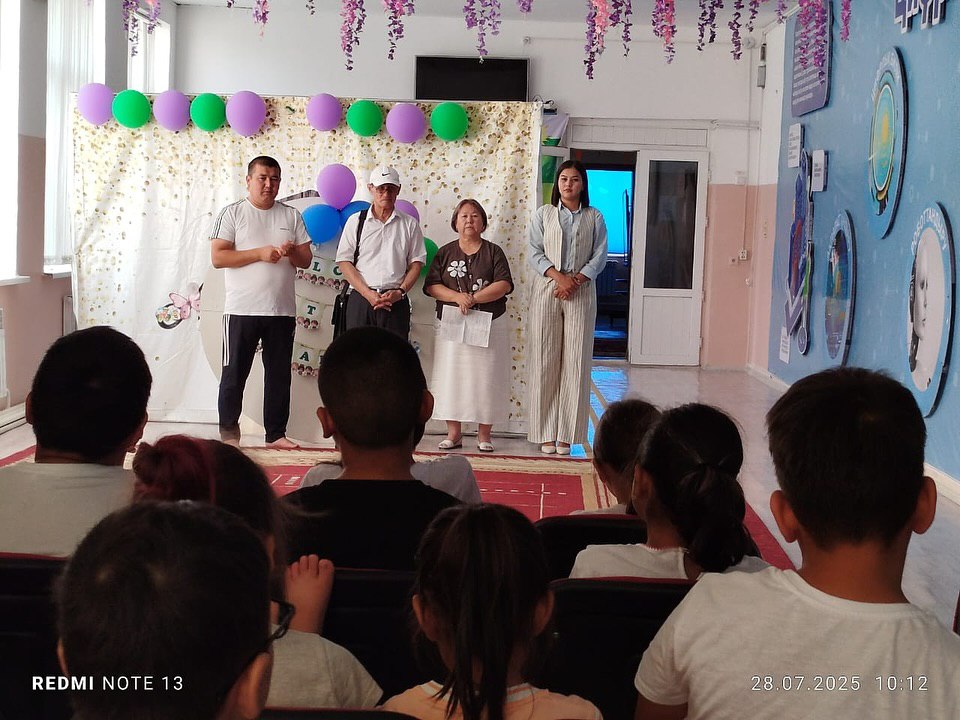 Жаңаөзен қаласындағы «Алақай» жазғы лагерінің балаларына дәріс өткізілді.