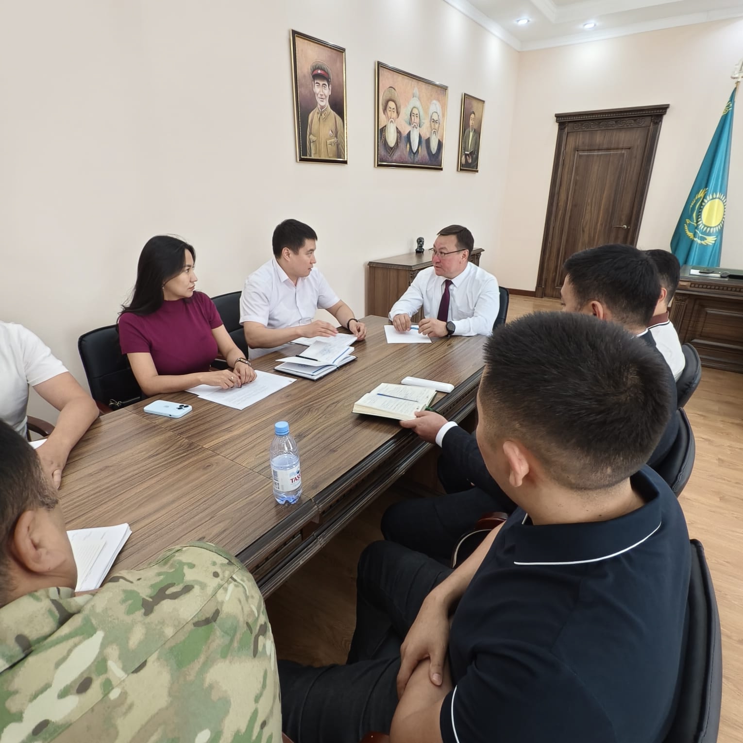 Абай облысының терроризмге қарсы күрес жөніндегі комиссияның жұмыс тобы Курчатов қаласына іс-сапармен келді