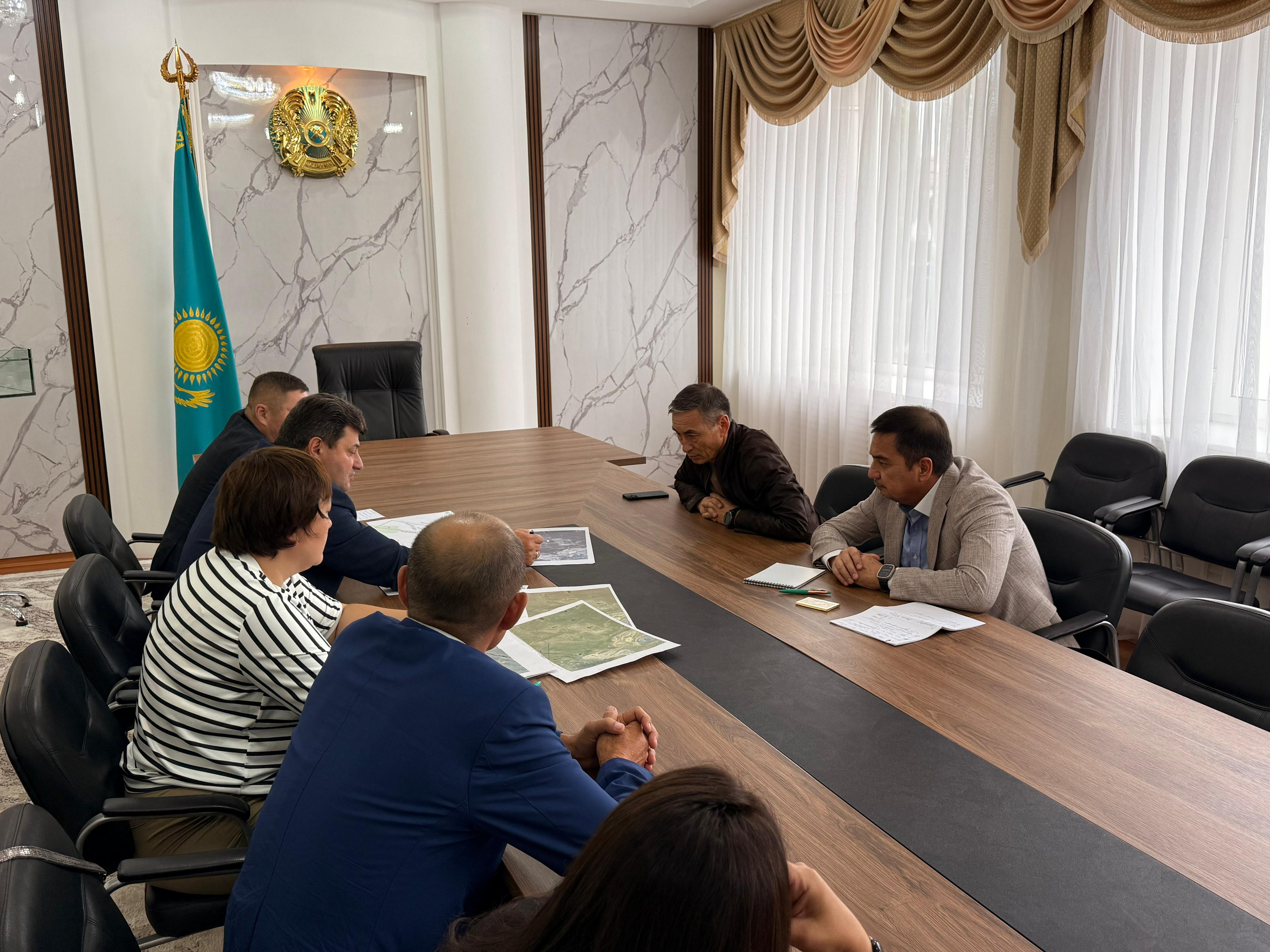 Рудный қаласының әкімі В.Ионенко «Eurasia Sugar» ЖШС өкілдерімен кездесу өткізді.