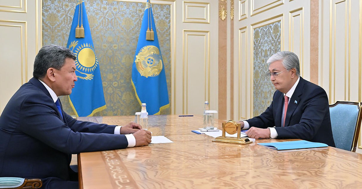 🔹СҚО әкімі Ғауез Нұрмұхамбетов Президенттің қабылдауында болды.