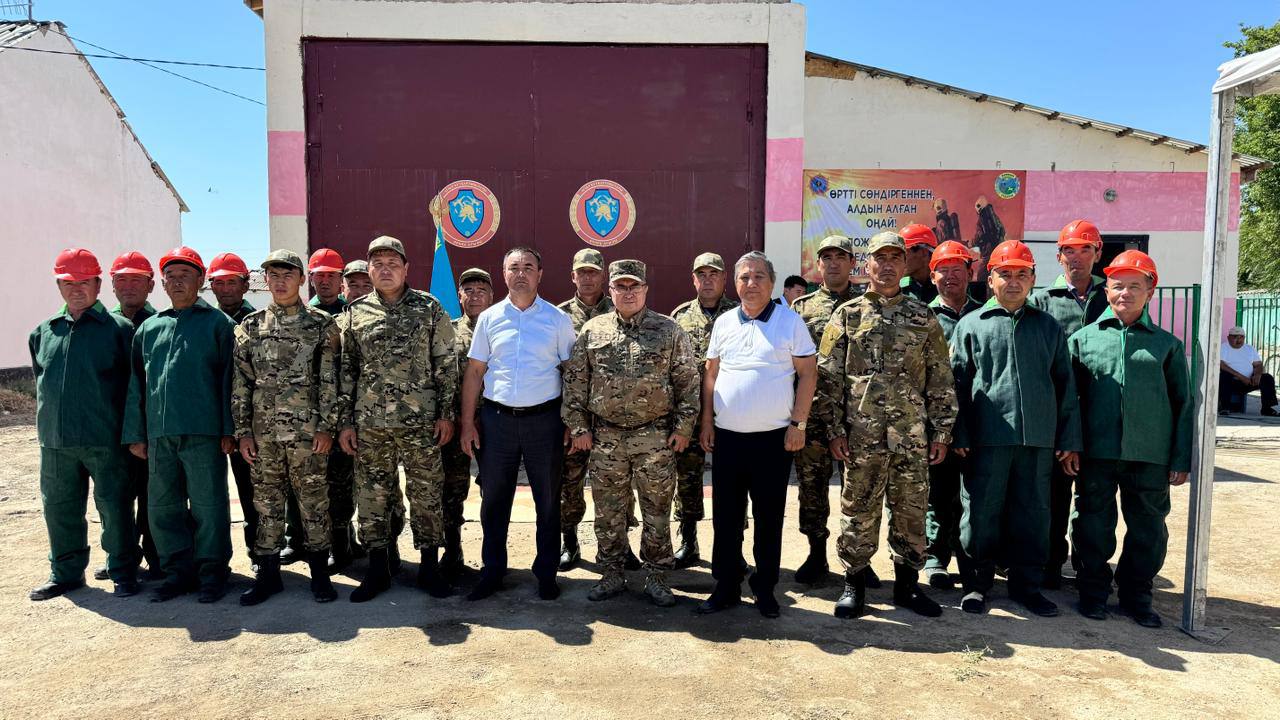 В Жамбылской области обновлен еще один пожарный пост