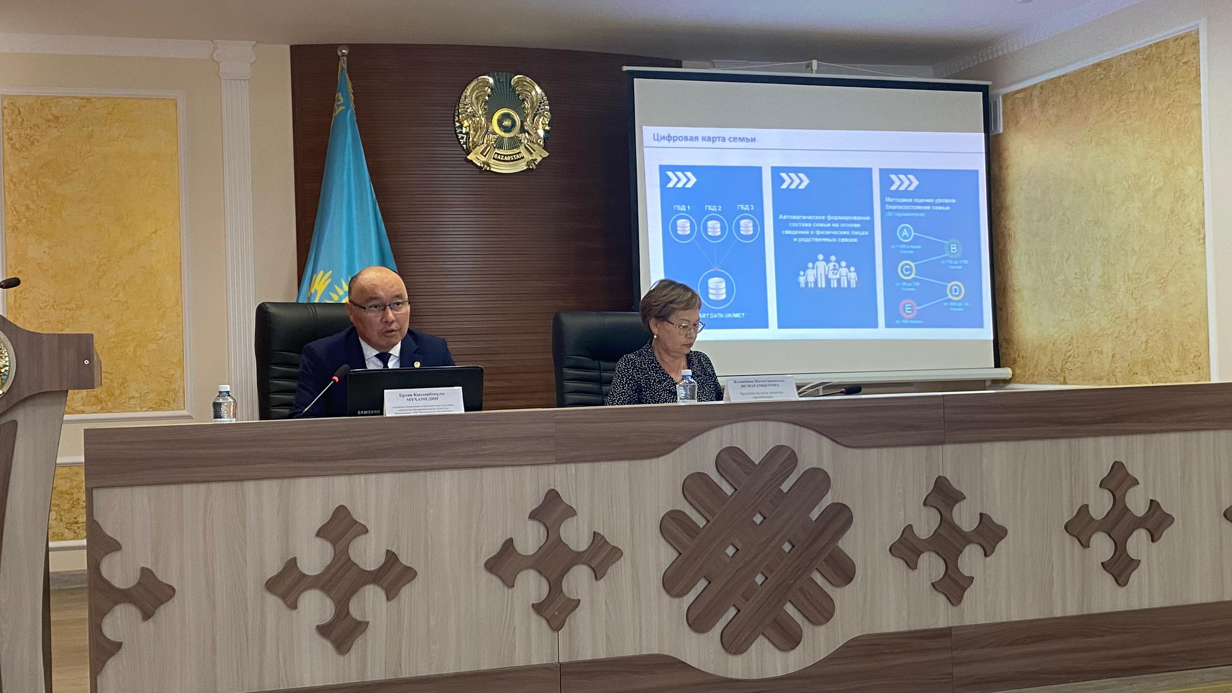 Отбасының цифрлық картасы мәселелері бойынша  Бұланды ауданына  жұмыс сапар