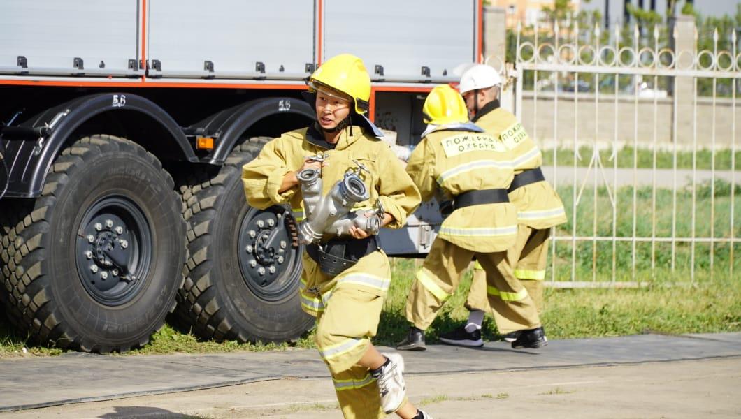 Жас қаһармандар жарыс жолында: Көкшетауда құтқарушылардың турнирі өтуде