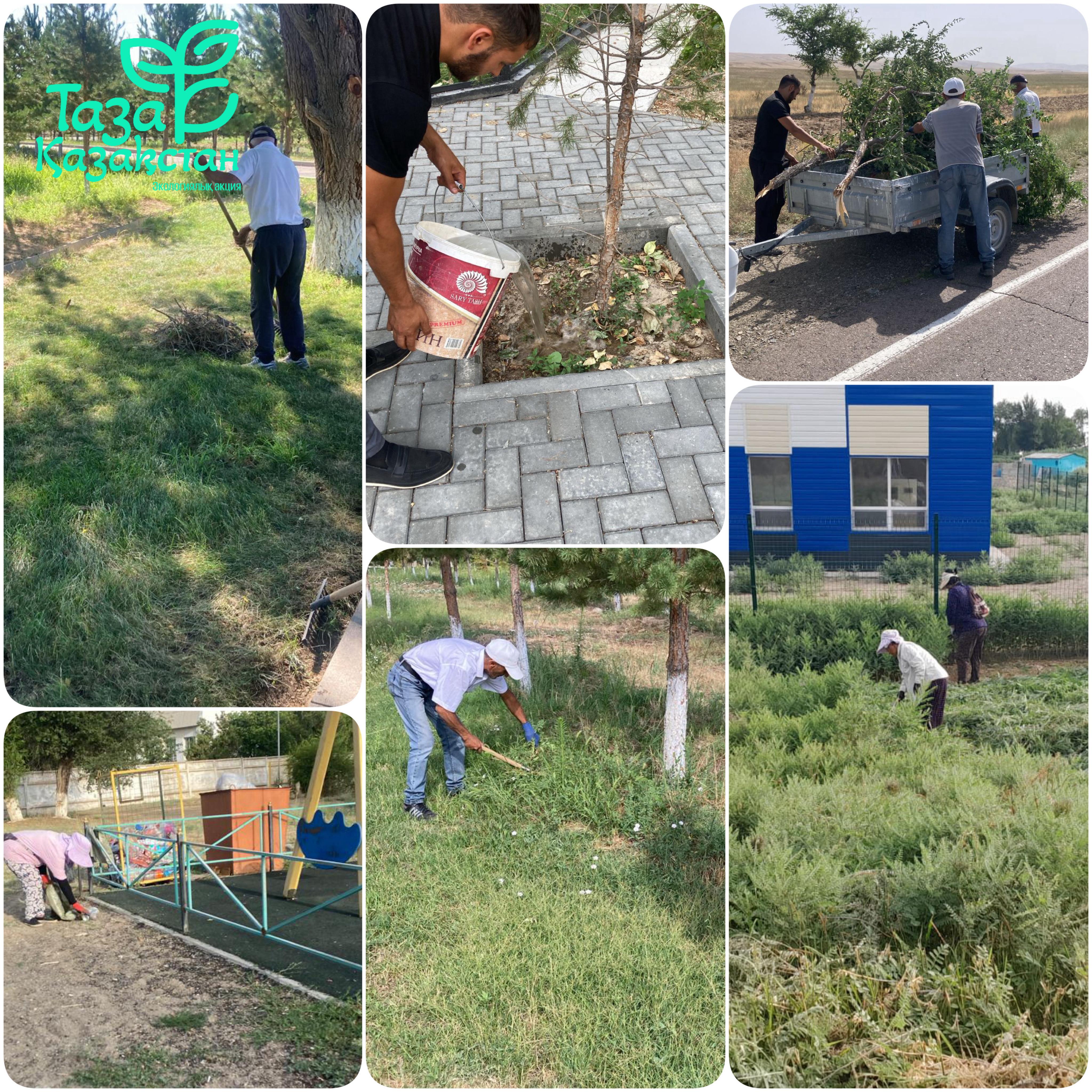 Ескелді ауылдық округінде кезекті «Таза Сәрсенбілік» сенбілік шарасы өткізілді.