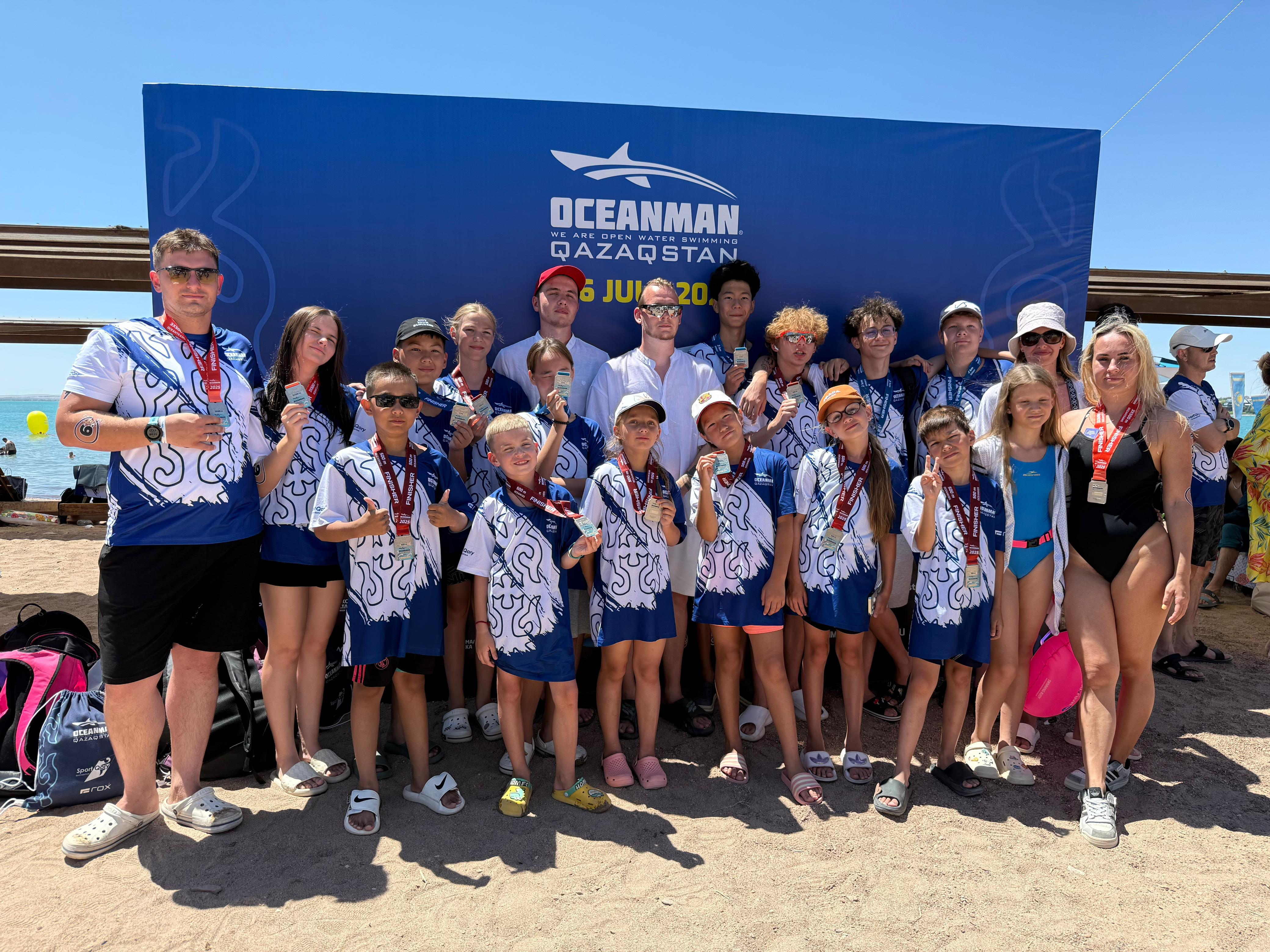 Юный пловец из Конаева получил путевку в финал Oceanman в Дубае