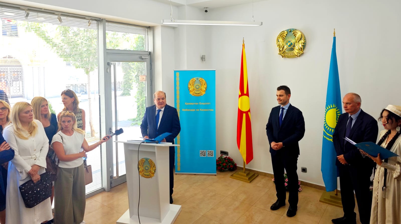 Скопьеде Қазақстан Елшілігінің ресми ашылуы өтті