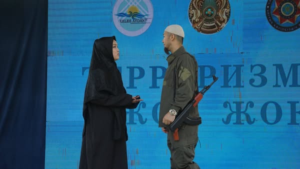 КЕЛЕС АУДАНЫНДА «ТЕРРОРИЗМГЕ ЖОЛ ЖОҚ» АКЦИЯСЫ ӨТТІ