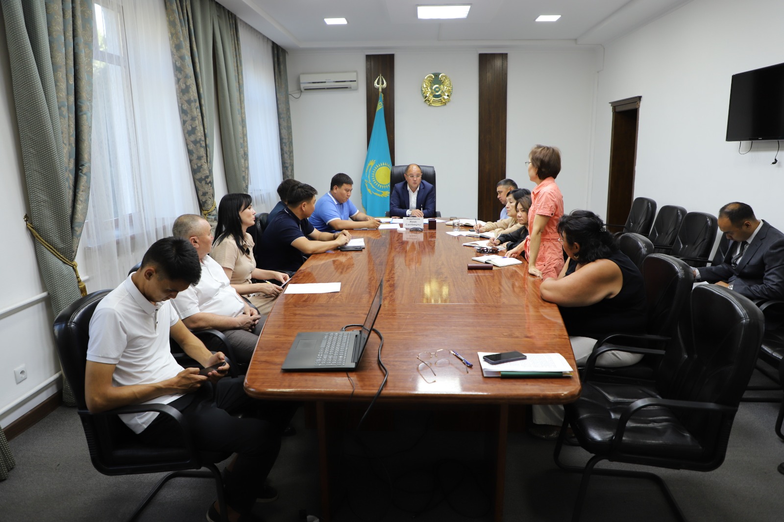 Талдықорғанда МӘМС жүйесі бойынша қалалық штаб отырысы өтті