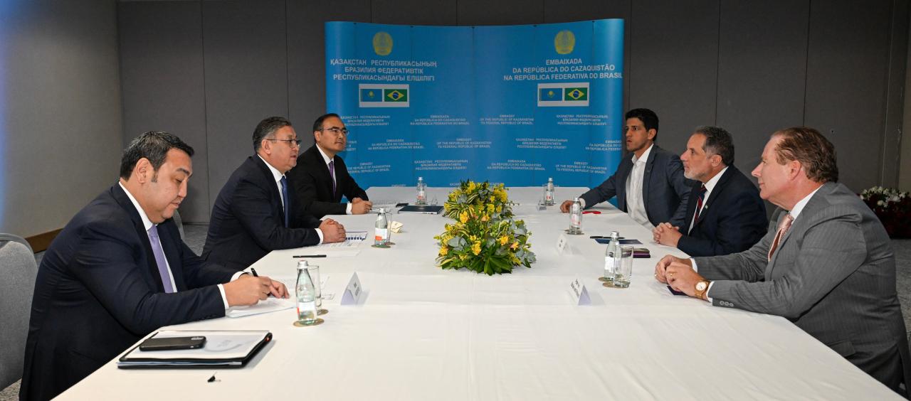 Kazakh Foreign Minister Discusses Economic Partnership Prospects with Brazilian Business Communities