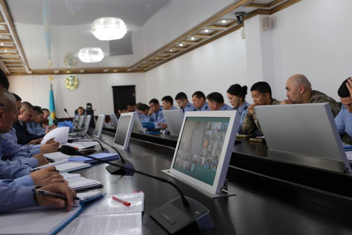 Полицияның бірінші жарты жылдықта атқарған жұмысы қорытындыланды