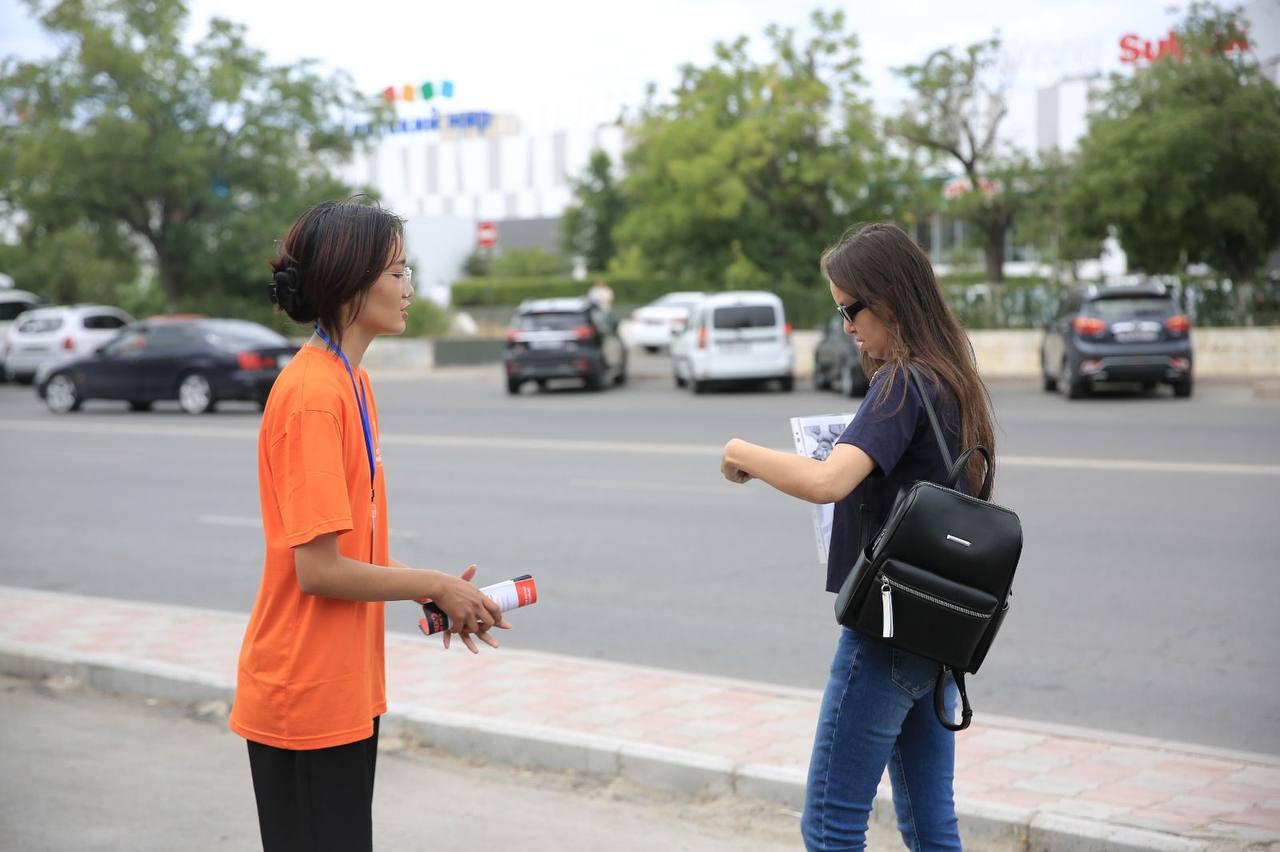 Ақтауда «Нашақорлыққа жол жоқ» тақырыбында мобильді ақпараттық науқаны өтті
